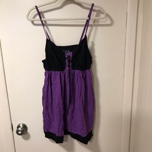 Cacique purple and black nightie